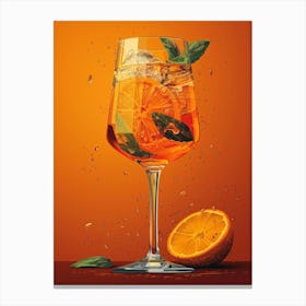 Aperol Spritz Art Print 229 Canvas Print