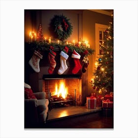 Christmas Stockings 1 Canvas Print