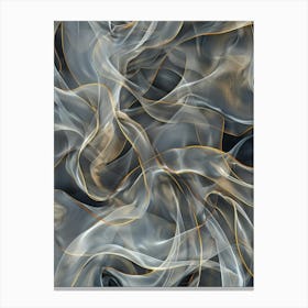 Abstract Smoke Background 4 Canvas Print