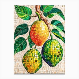 Mosaic Of Oranges Canvas Print