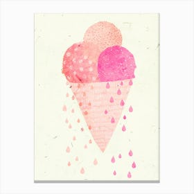 Yummy Ice Canvas Print