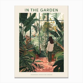 In The Garden Poster Fredriksdal Museum And Gardens Sweden 1 Canvas Print