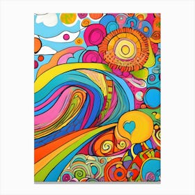 Psychedelic Painting -Reimagined 1 Canvas Print