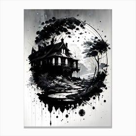 Haunted House Canvas Print