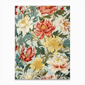 Floral Wallpaper 33 Canvas Print