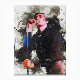 Smudge Of Ian Curtis Live 1 Canvas Print