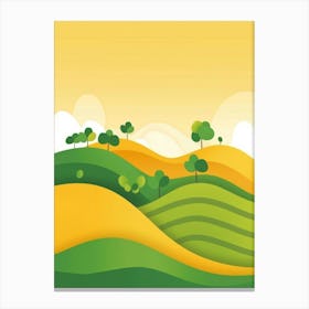 Landscape Background Canvas Print