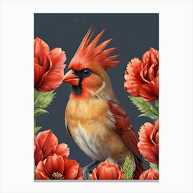 Cardinal Bird Canvas Print