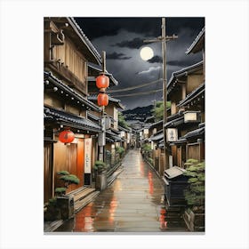 Kyoto Street japan Canvas Print