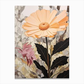 Flower Illustration Calendula 4 Canvas Print