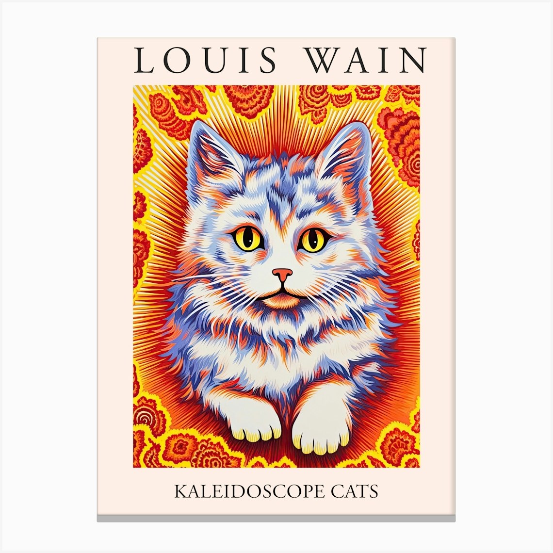 Kaleidoscope Cats III' Giclee Print - Louis Wain