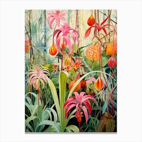 Tropical Plant Painting Spider Plant 2 Canvas Print