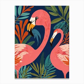 Flamingos Canvas Print