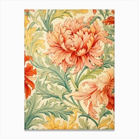 Floral Wallpaper 378 Canvas Print