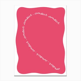 Je t'aime Canvas Print