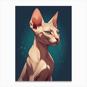 Sphynx Cat 2 Canvas Print