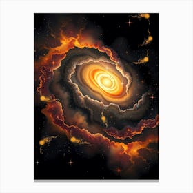 Galaxy In Space 2 Canvas Print