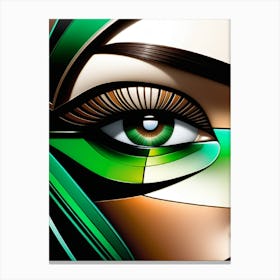 Un Ojo Que Atrae Miradas Canvas Print