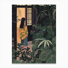 In The Garden Kenrokuen Japan 3 Canvas Print