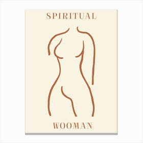 Spiritual Wooman 11 Canvas Print