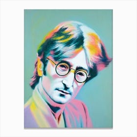 John Lennon Colourful Illustration Canvas Print