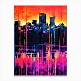 Urban Cityscape Canvas Print