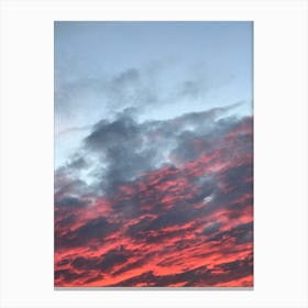 Sunset - Sunset Stock Videos & Royalty-Free Footage Canvas Print