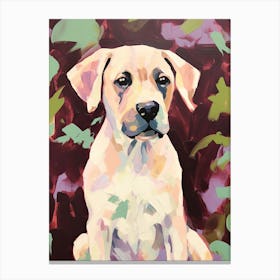 A Boxer Dog Painting, Impressionist 5 Canvas Print