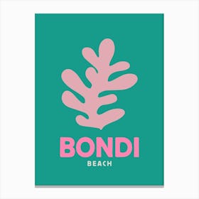 Bondi Beach Print Canvas Print