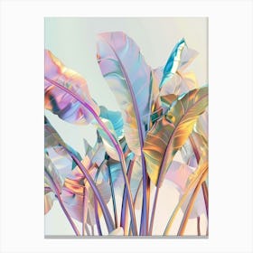 Rainbow Leaves Canvas Print