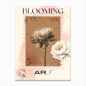 One Blooming Canvas Print