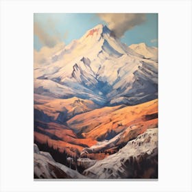 Mount St Helens Usa 4 Mountain Painting Canvas Print