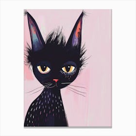 Black Cat 52 Canvas Print