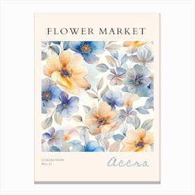 Flower Market 42 Canvas Print