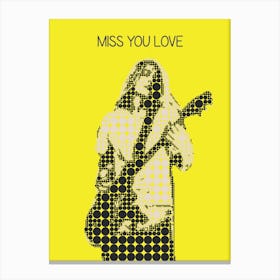 Miss You Love Daniel Johns Canvas Print