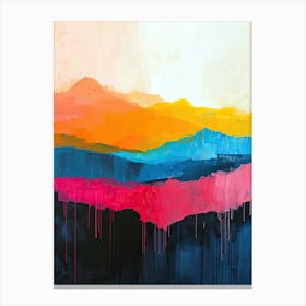 Abstract Landscape , Minimalism 1 Canvas Print