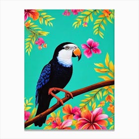 Parrot Tropical bird Canvas Print