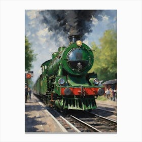 Steam Train Canvas Print