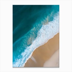 Aerial View Of A Beach 130 Canvas Print