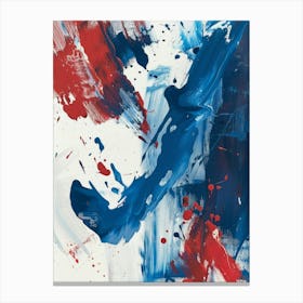 Red White And Blue Canvas Print