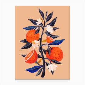 Orange Tree Canvas Print