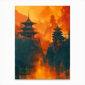 Chinese Pagoda 4 Canvas Print