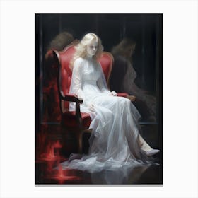 'The Ghost In The Chair' Canvas Print