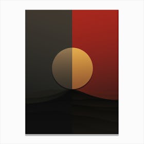 Duality | Surreal Minimalism Canvas Print