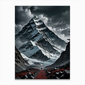 Mountain Timeless Beauty of Mount Everest Canvas Print