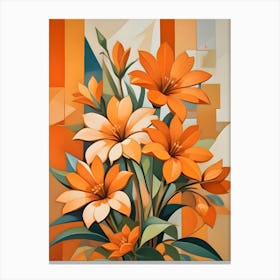 Orange Lilies Canvas Print