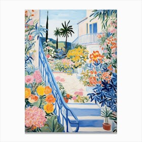 Matisse Inspired Fauvism Garden Flowers Poster Canvas Print