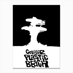 Carrizz Plastic Beach Canvas Print