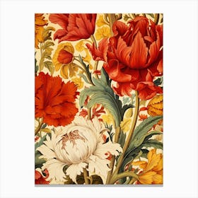 Floral Wallpaper 343 Canvas Print