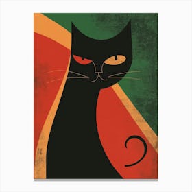 Black Cat Canvas Print 8 Canvas Print